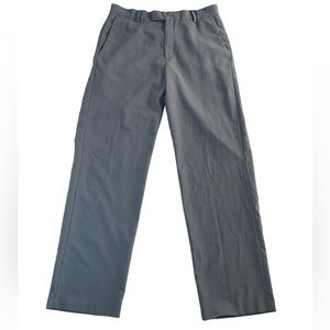 Kenneth Cole REACTION Men's Grey Flat-Front Dress Pant Size 32 X 32